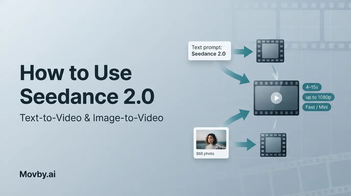 How to Use Seedance 2.0: Text-to-Video and Image-to-Video