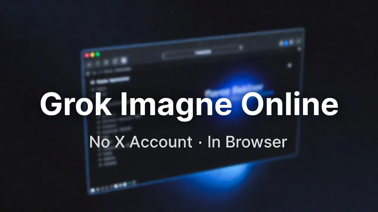 Grok Imagine Online: Generate Images in Browser (No X Account)