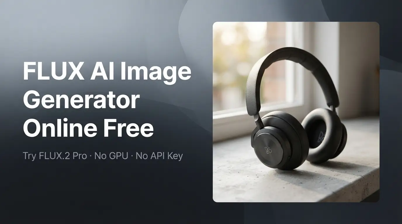 FLUX AI Image Generator Online Free: Try FLUX.2 Pro Without a GPU or API Key