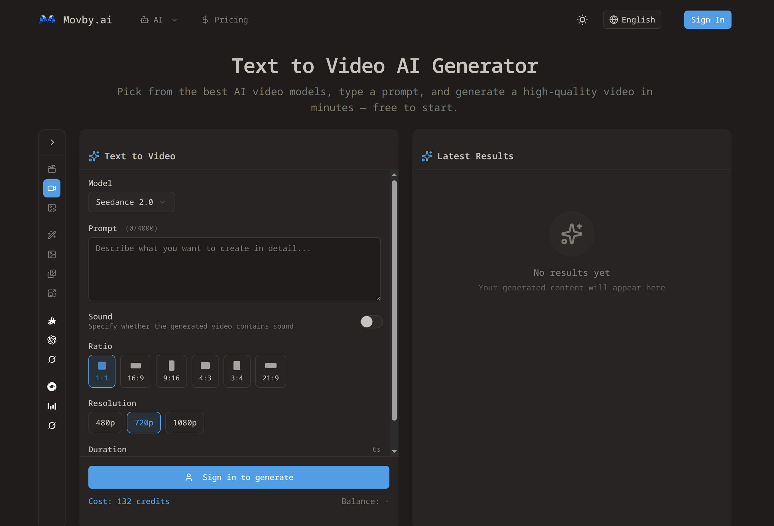 Text to Video AI – Free Online AI Video Generator | Movby.ai